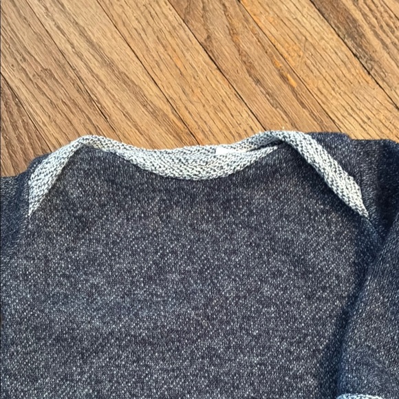 Candy Kids Designs Cozy Gray/Blue Baby Pajama Nightgown - Picture 4 of 7